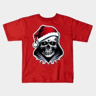 Christmas skull Kids T-Shirt